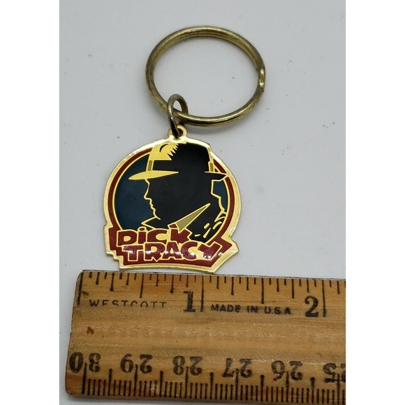 1990's Disney Dick Tracy‎ Movie keychain - Picture 2 of 5